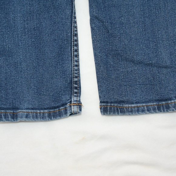 BOYS 7 SLIM WAIST BLUE JEANS RELAXED FIT NICE CONDITION POCKETS ADJUSTABLE WAIST - Picture 15 of 16